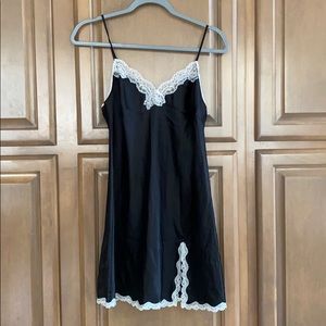 Victoria Secret | Black Lace Slip Dress